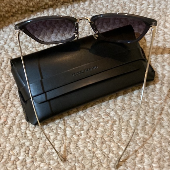 Isabel Marant Black and Gold Sunglasses